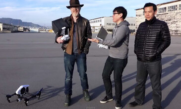 Flying the DJI Inspire 1 Quadcopter with Adam Savage